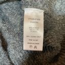 ASTR  The Label Pleated Wrap Front Sweater In Charcoal Photo 4