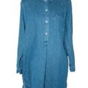 Madewell  Chambray Popover Shirtdress Size M Photo 2