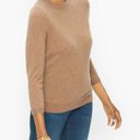 Adrienne Vittadini cashmere crew neck sweater brown beige M NWOT 2-ply cashmere Photo 0