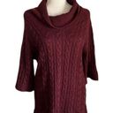 Coldwater Creek EUC Coldwater‎ Creek Cowl Neck Sweater burgundy XL (14/16) #366SP9 Photo 0