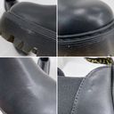 Dr. Martens Hurston Black Leather Chunky Heeled Chelsea Boots Ankle Boots Size 7 Photo 11