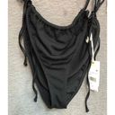 Good American NWT  Black Bikini Top Bottom Textured Beach Swim Size 5/6 Photo 2