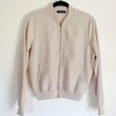 American Apparel Lightweight Bomber Jacket Blush Nude Size S Photo 4