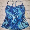 Parker NEW Peyton &  Women's Size Small Blue Tie Dye 2pc Tankini Swimsuit Set Photo 1