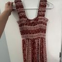 American Eagle Red Short Romper Photo 1