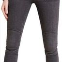 Pilcro and the Letterpress NEW  faded black high rise denim moto jeggings, 29 Photo 0