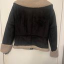 Ruff Hewn Sherpa Lined Suede Jacket  Photo 2