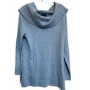 Lane Bryant  Rabbit Hair Cowl Neck Sweater - Light Blue Plus Size 14/16 Photo 8