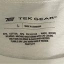 Tek Gear  White Athletic Shirt Size Large NWT Photo 1