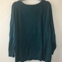 Dress Barn  Sweater Teal Scoop Neck Knit Sz 2X GUC Plus Size Casual Long Sleeve Photo 10