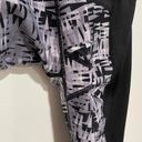 Lou & grey Black Gray Etchblock Patterned Leggings Small Photo 5