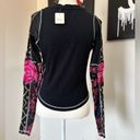 Free People #29 NWT  Amara Top in Black Photo 4