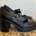 New Without Box Square Toe Platform Mary Jane Black Shoes Size 8M Photo 1