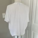 Gymshark Simple White Used / Worn  Flowy Tee Photo 2