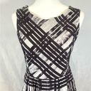 Esley vintage brown and white cotton dress size medium Photo 2