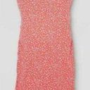 Isabel Maternity Nwt Coral Print Small Soft Stretchy Sleeveless Midi Dress  Photo 0