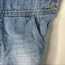 Free People  torn up jumper distressed denim skirt overall size 0 Photo 7