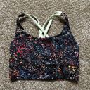 Lululemon  Energy Bra Flowerescent Multi / Lemon Ice Size 4 Photo 1