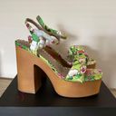 Betsey Johnson Women's Mandee Floral Printed Platform Heeled Sandal Photo 4