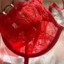 Target Red & White Corset Crop Top Bralette  Size Small Valentine's Day Photo 1