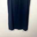 Sézane Sezane Adeline Shift Dress Size 38 US Medium Sleeveless Navy Blue Ruffle Lined Photo 10