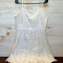 Suzy Shier  Women’s White Lace Sleeveless Fit & Flare Dress Size XL Photo 0