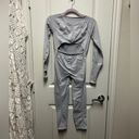 Free People Movement Fp Movement Good Karma Long Sleeve Onesie in “ Ice Grey” M/L Photo 4