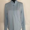 Athletic Works Athletic Blue Zip Front Top Photo 0