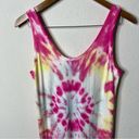 Young Fabulous and Broke  Tulla Column Dress in Pink Anemone Wash Tie Dye Womens M Photo 4