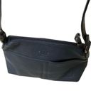 Stone Mountain  blue gray leather, mini shoulder bag Photo 2