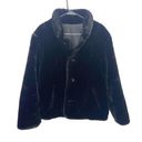 Jones New York  faux fur coat reversible black size medium Photo 0