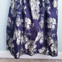 XScape  Navy Blue Long Brocade Ballgown Photo 3