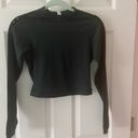 Lululemon  Sea Courage Rashguard in deep coal/ black soze 8 Photo 2