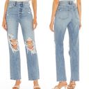 Pistola  Cassie Super High Rise Straight Leg Distressed Jeans Ripped Size 28 Photo 1