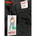 Celebrity Pink NWT!  Black The Rider Skinny Midrise Denim Jeans Size 24 Photo 4