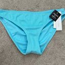 The Cove NWT Salt +  Textured Bikini Bottom Blue Large Photo 0