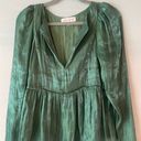 Something Navy Iridescent Green Blouse Photo 1