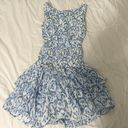 Blue And White Mini Dress Photo 0