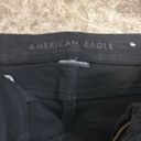 American Eagle  Curvy High-Rise Ripped Jegging Black Photo 6