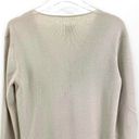 DKNY 00s  Vintage Cream Wool Knit V-Neck Cardigan Sweater Photo 9