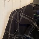 Banana Republic  Wool Jacket Plaid Black Size L Photo 1