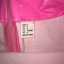 Amazon Hot Pink Faux Leather Skirt Photo 3