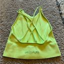 Gilly Hicks Hollister Neon Yellow Ribbed Sports Bra Tank Top Photo 5