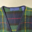 Karen Scott  Ramie Cotton Academia Plaid Knit Vest Photo 3