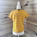 Tommy Hilfiger Vintage  Tommy Jeans Yellow Striped T-Shirt Photo 4