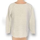 Coldwater Creek Vintage  Sweater Cream Dolman Sleeve Crewneck Knit Pullover Photo 0