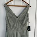 Adrianna Papell Anthropology Teal Bryce Dress Sleeveless Tulle Pearl Bodice Sz 8 Photo 3