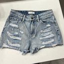 Nature Denim Cutoff Stone washed Jean shorts Photo 0