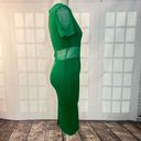 AX Paris  Green Bodycon Mesh Dress Size 8 Photo 5