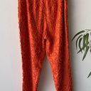 Oleg Cassini Vintage  Silk Glass Beaded Orange Formal Pants Photo 7